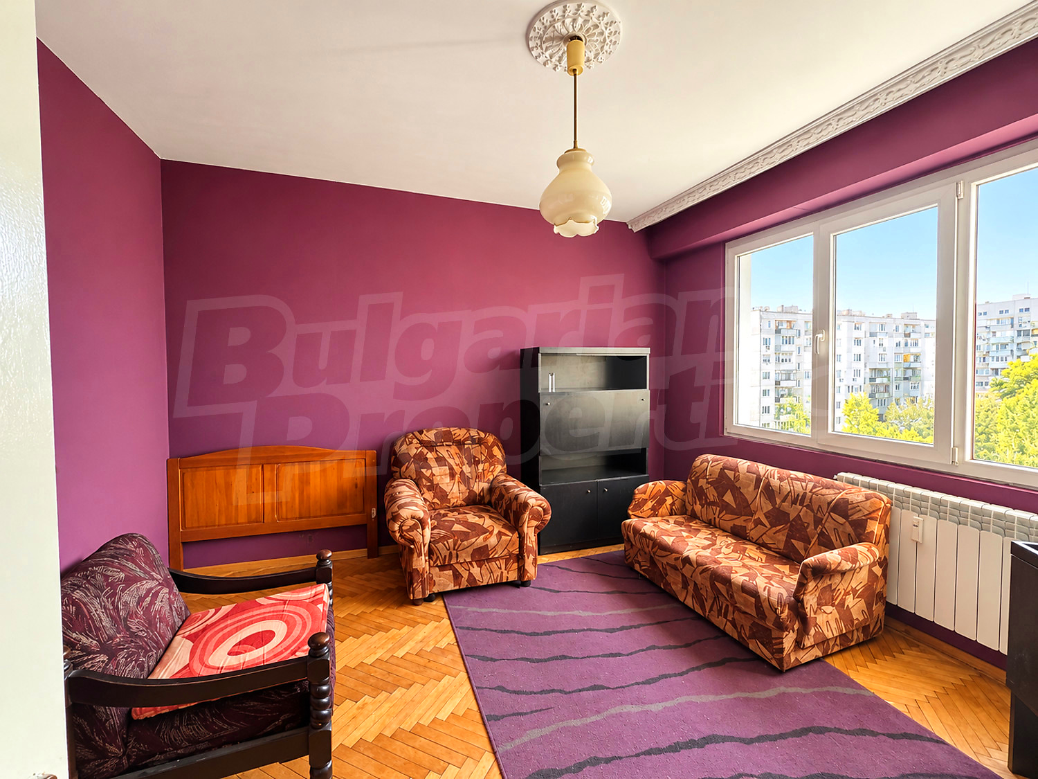 inside, living room, furnished