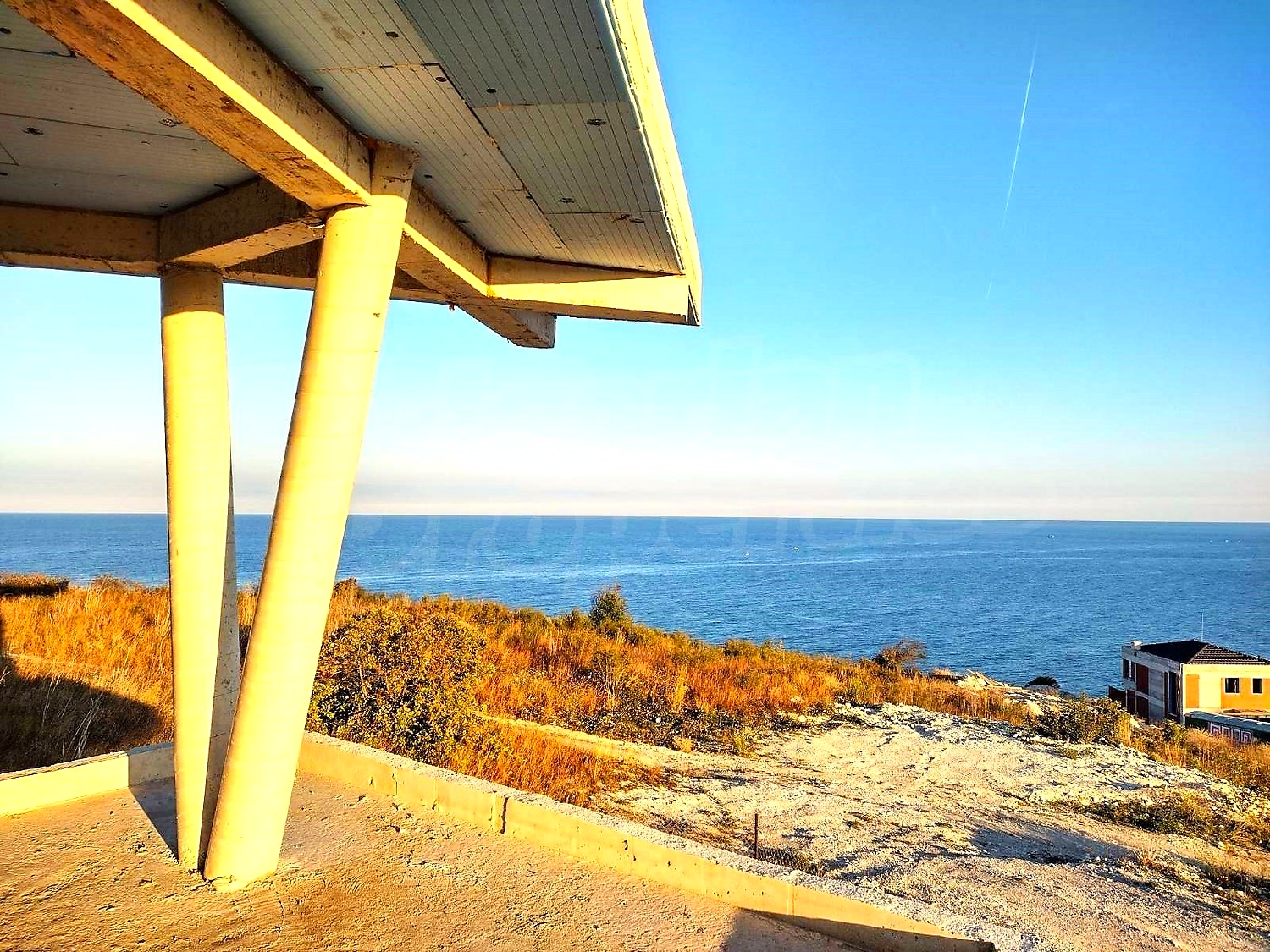 outside, sea, view from balcony