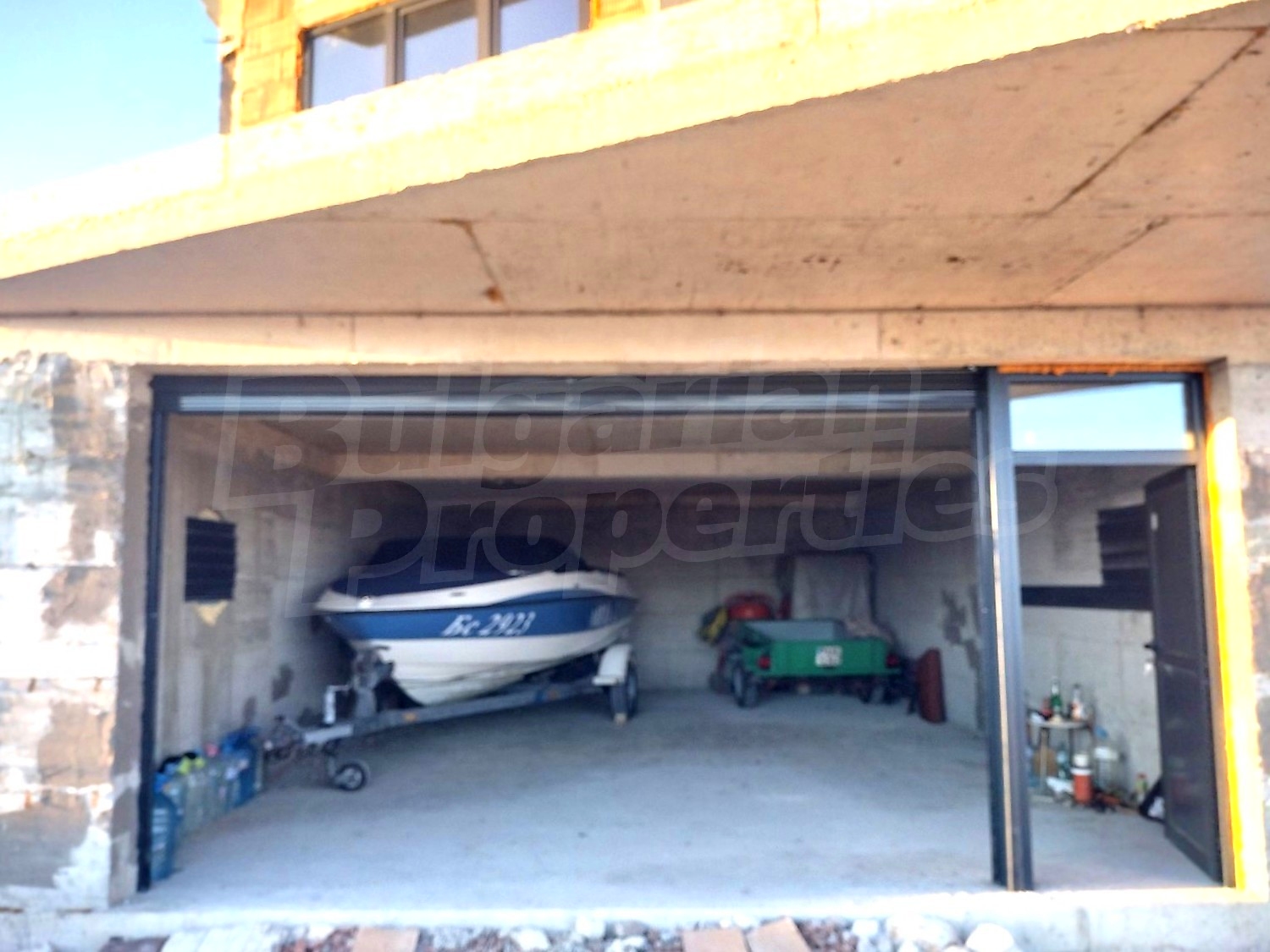 outside, parking