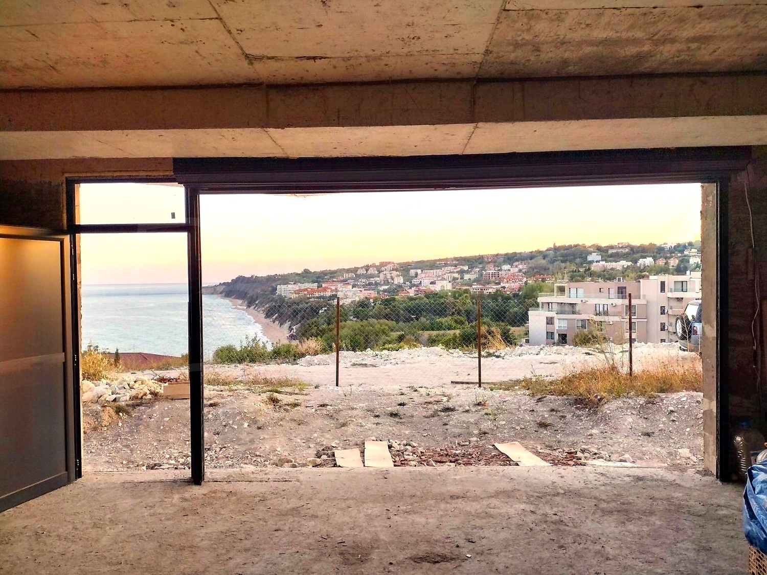 outside, sea, view from balcony