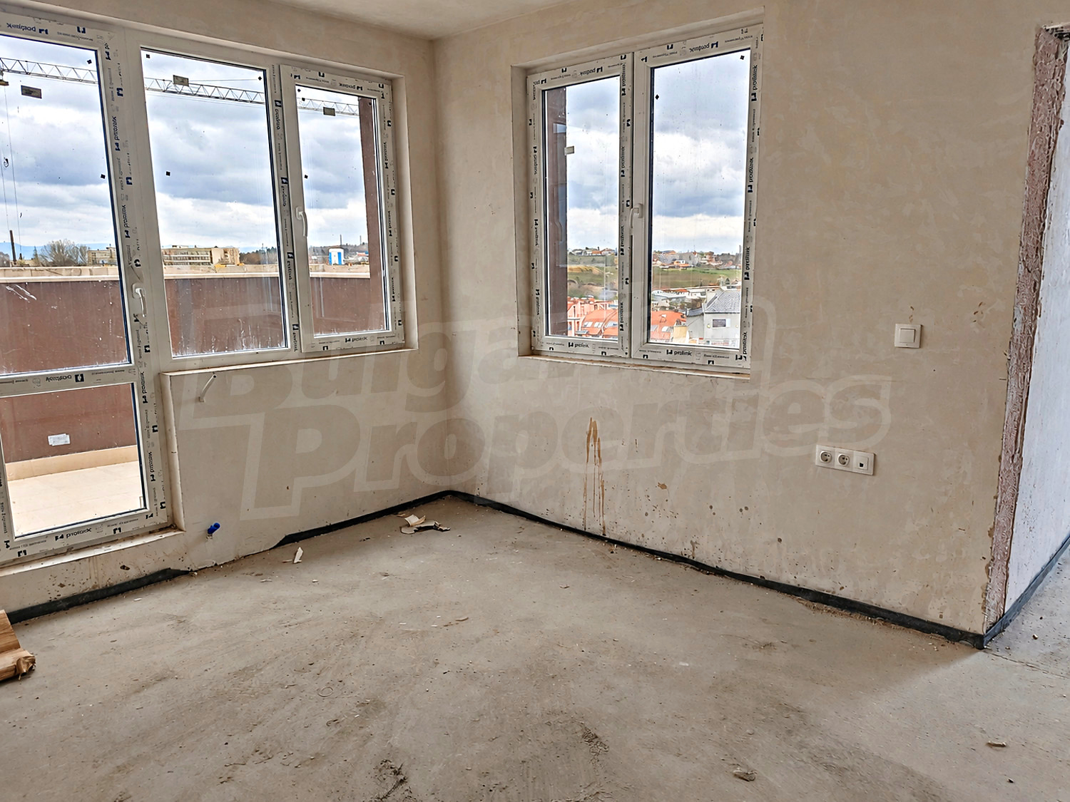 inside, view from balcony