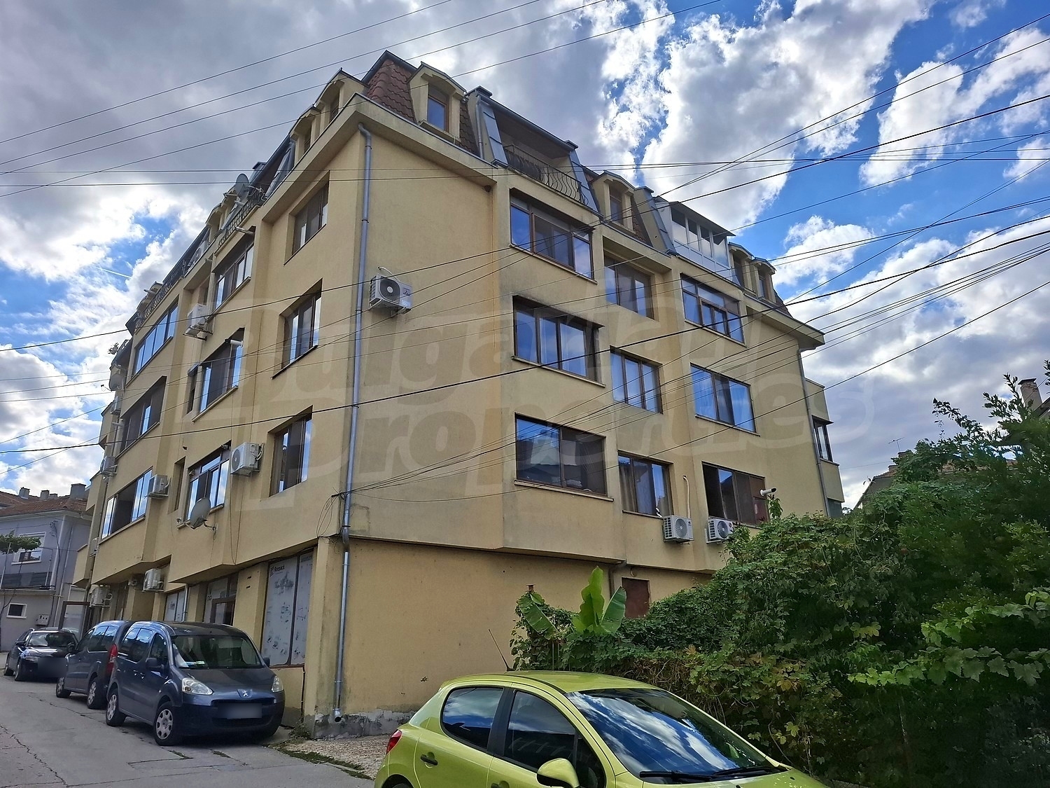 facade, parking, outside