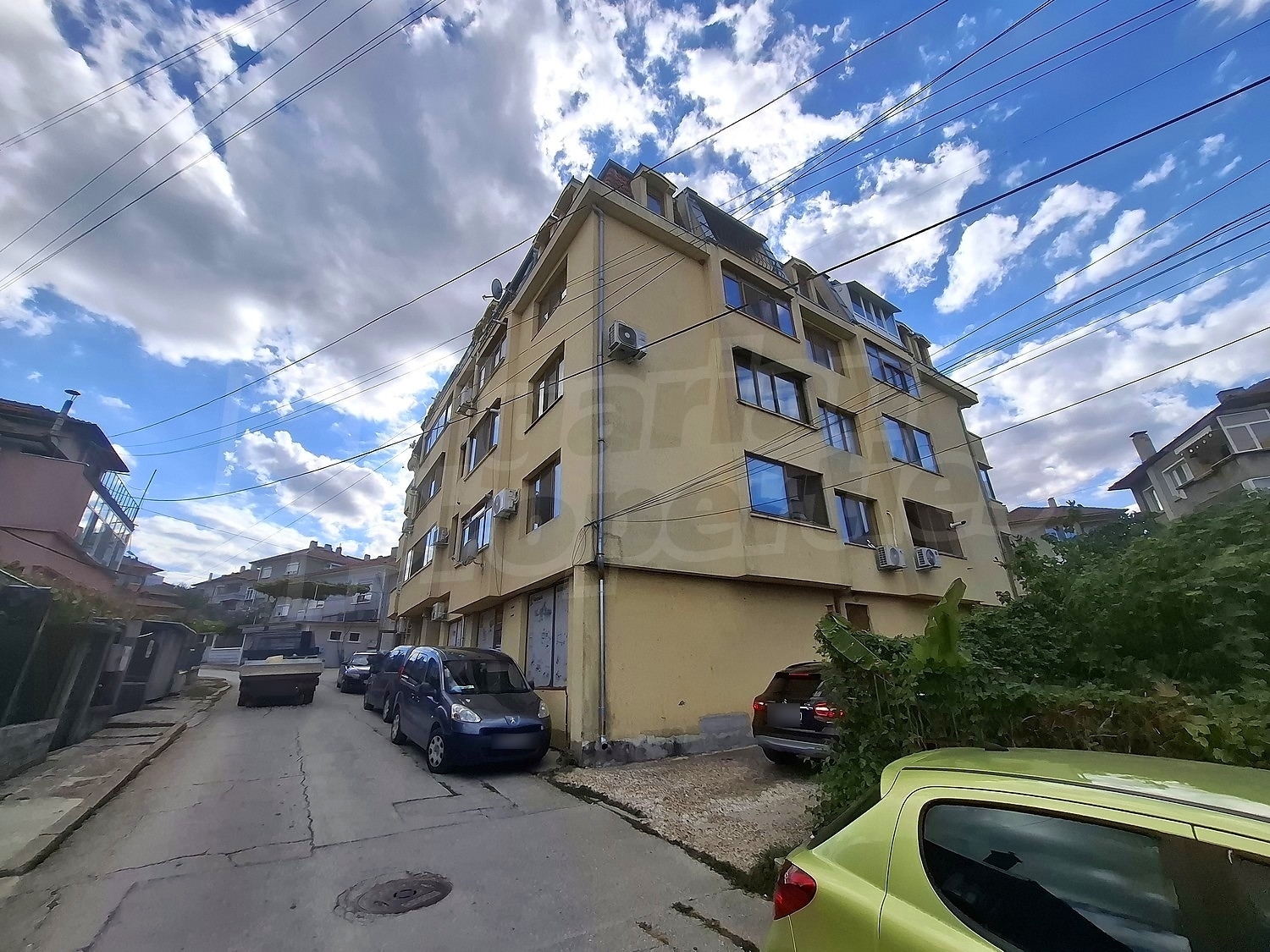 facade, outside, parking