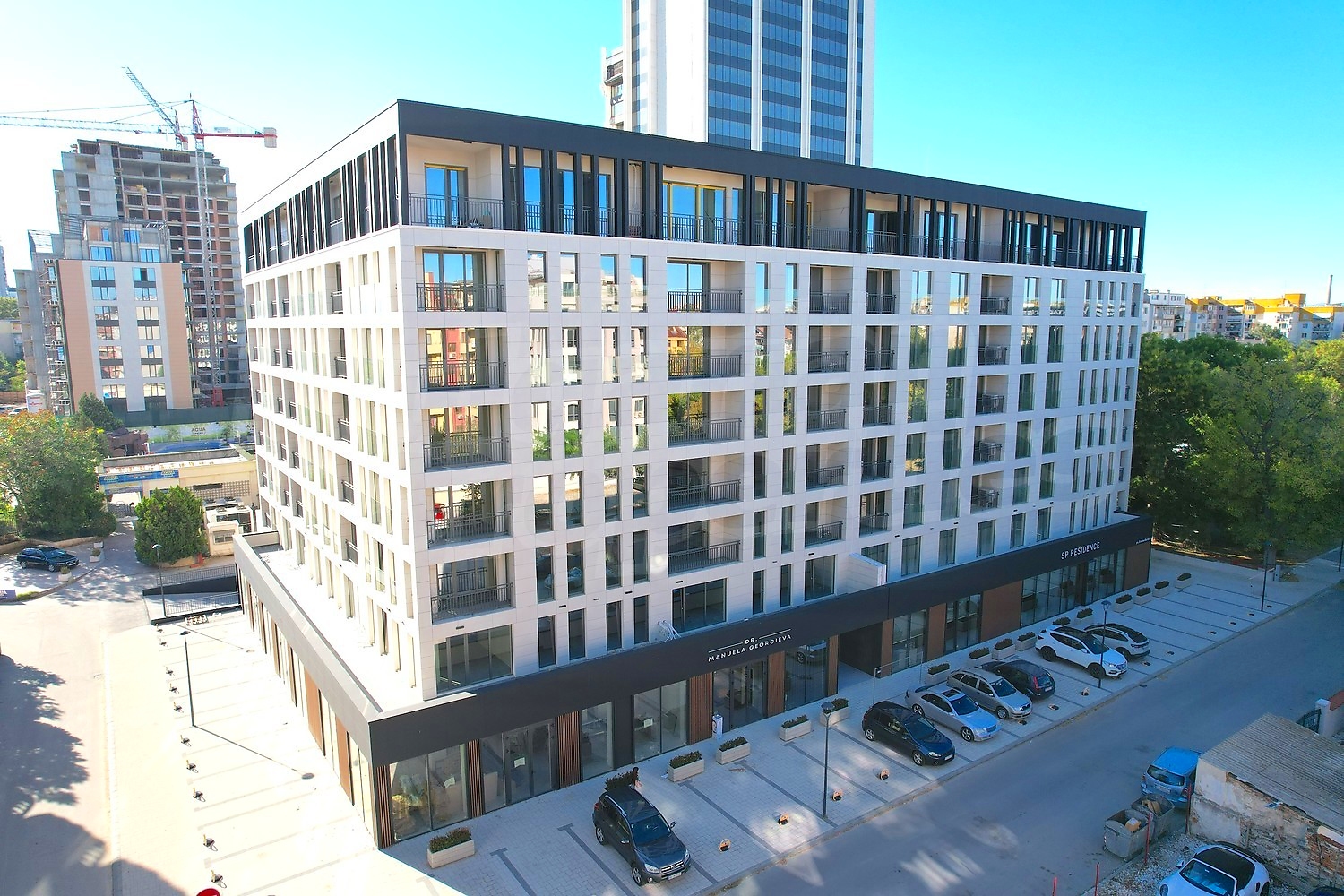 outside, facade, parking