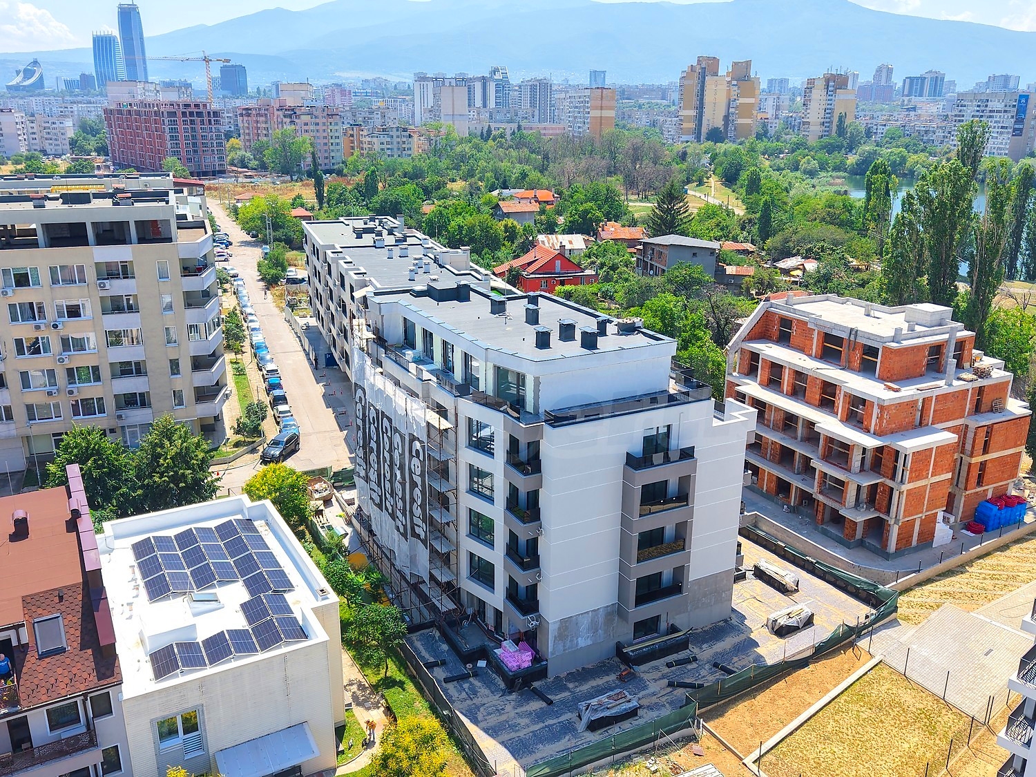 outside, facade, green area, mountain