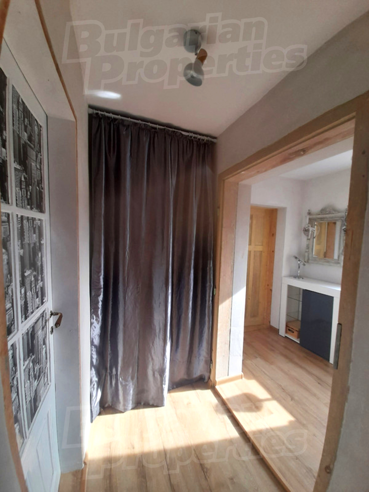 inside, hallway, bathroom