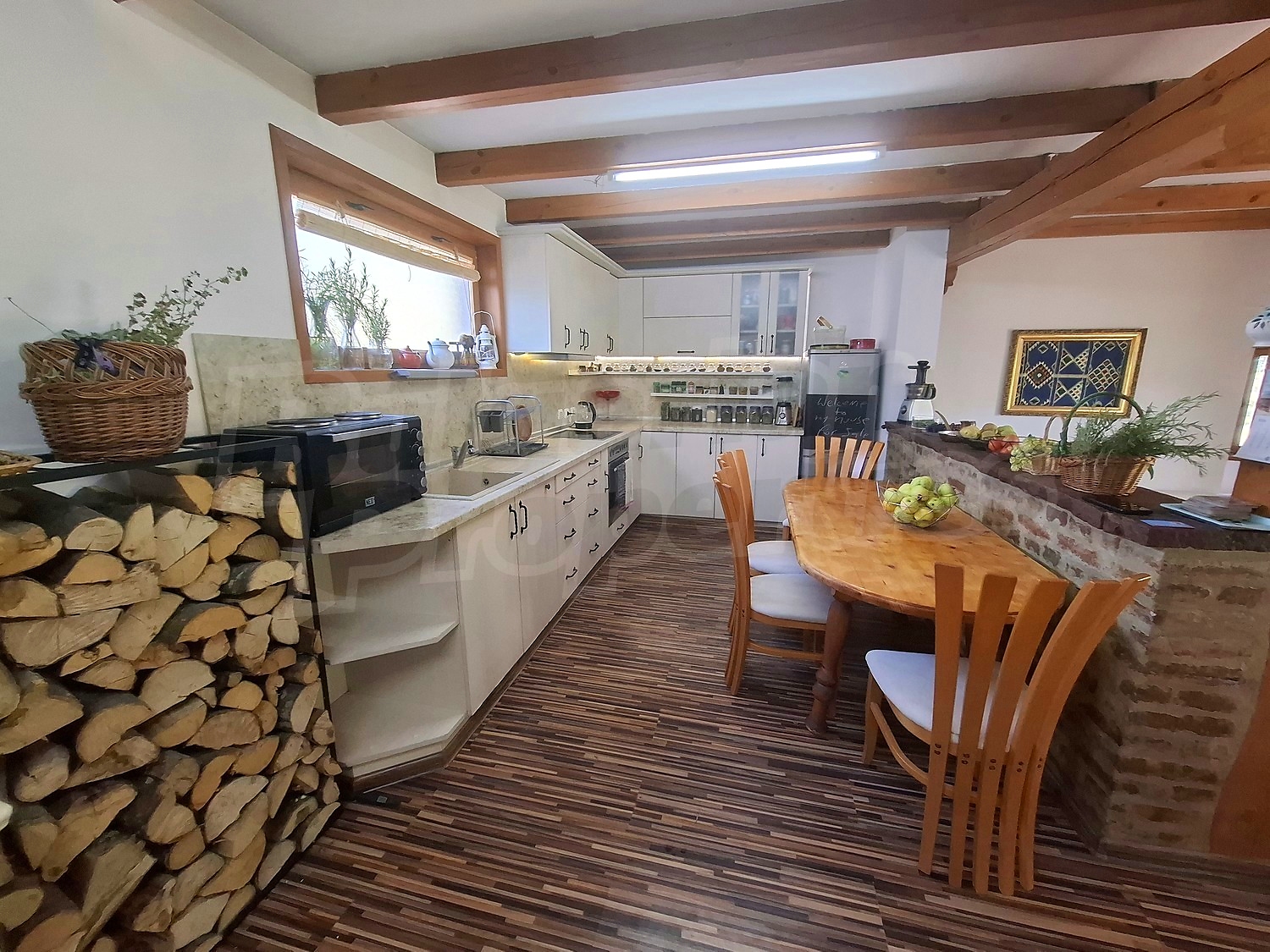 inside, kitchen, furnished