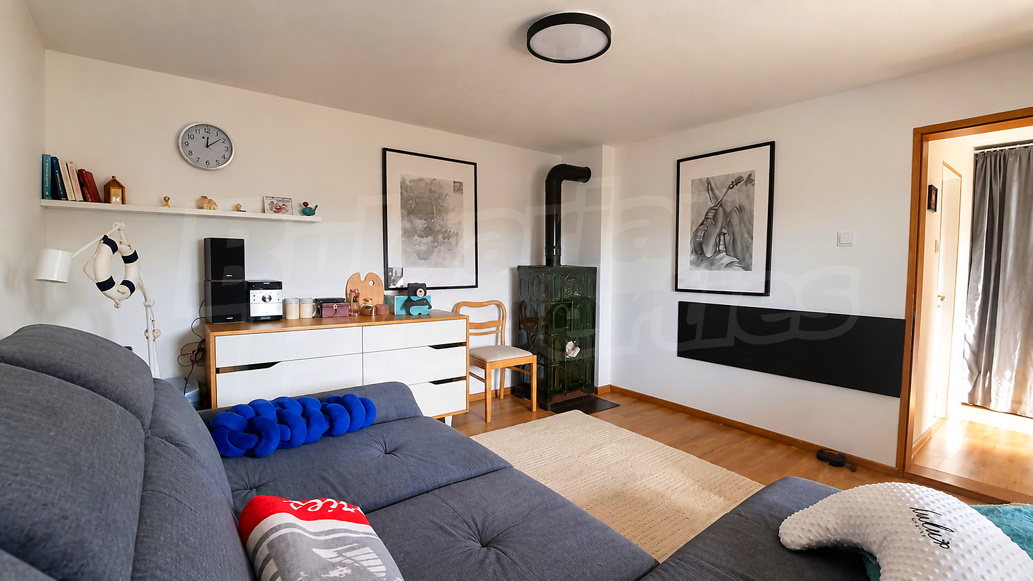 inside, living room, furnished