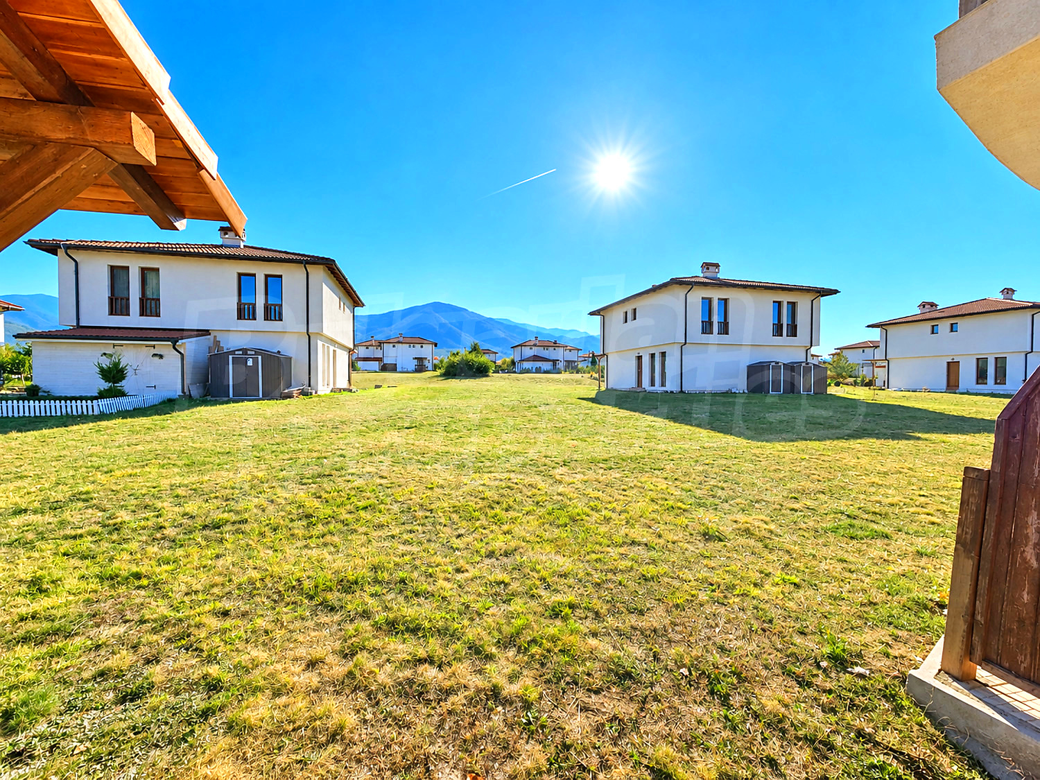 outside, mountain, green area, facade