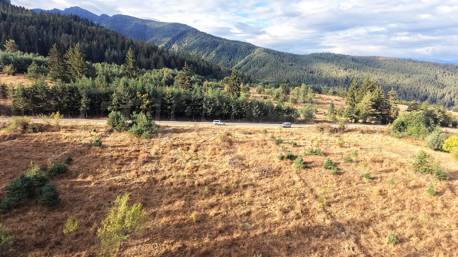 outside, mountain, green area