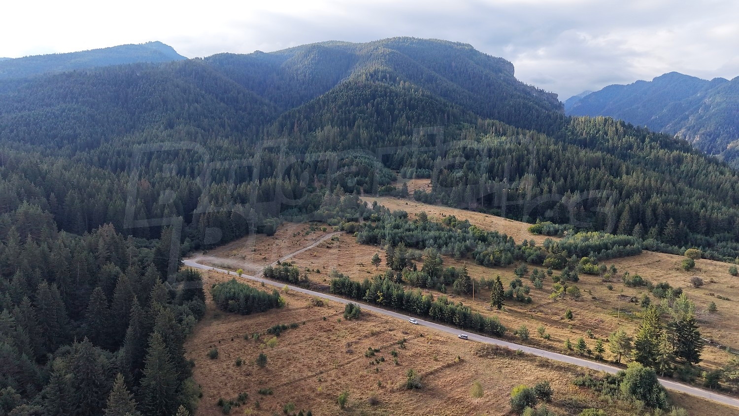 outside, mountain, green area