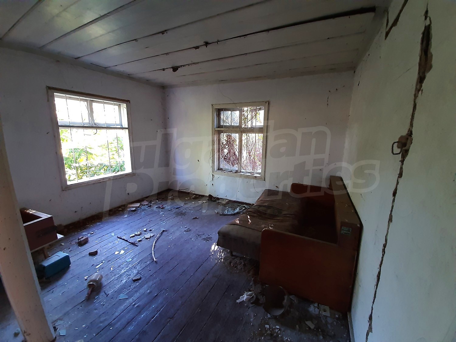 inside, unfurnished
