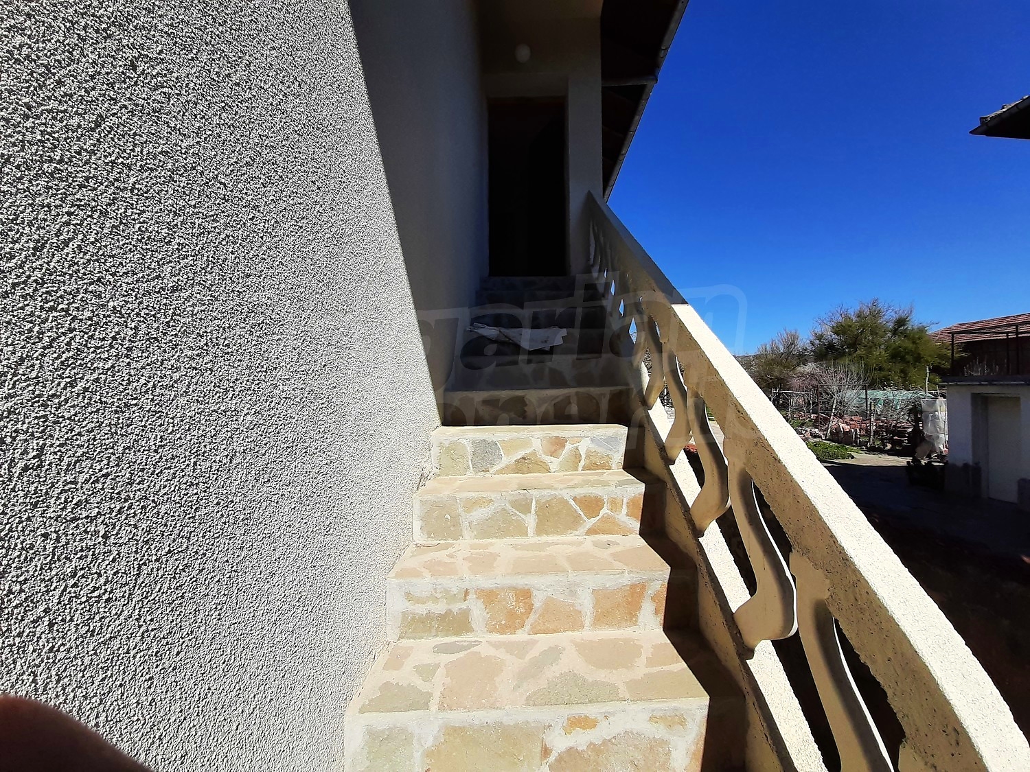 outside, stairs