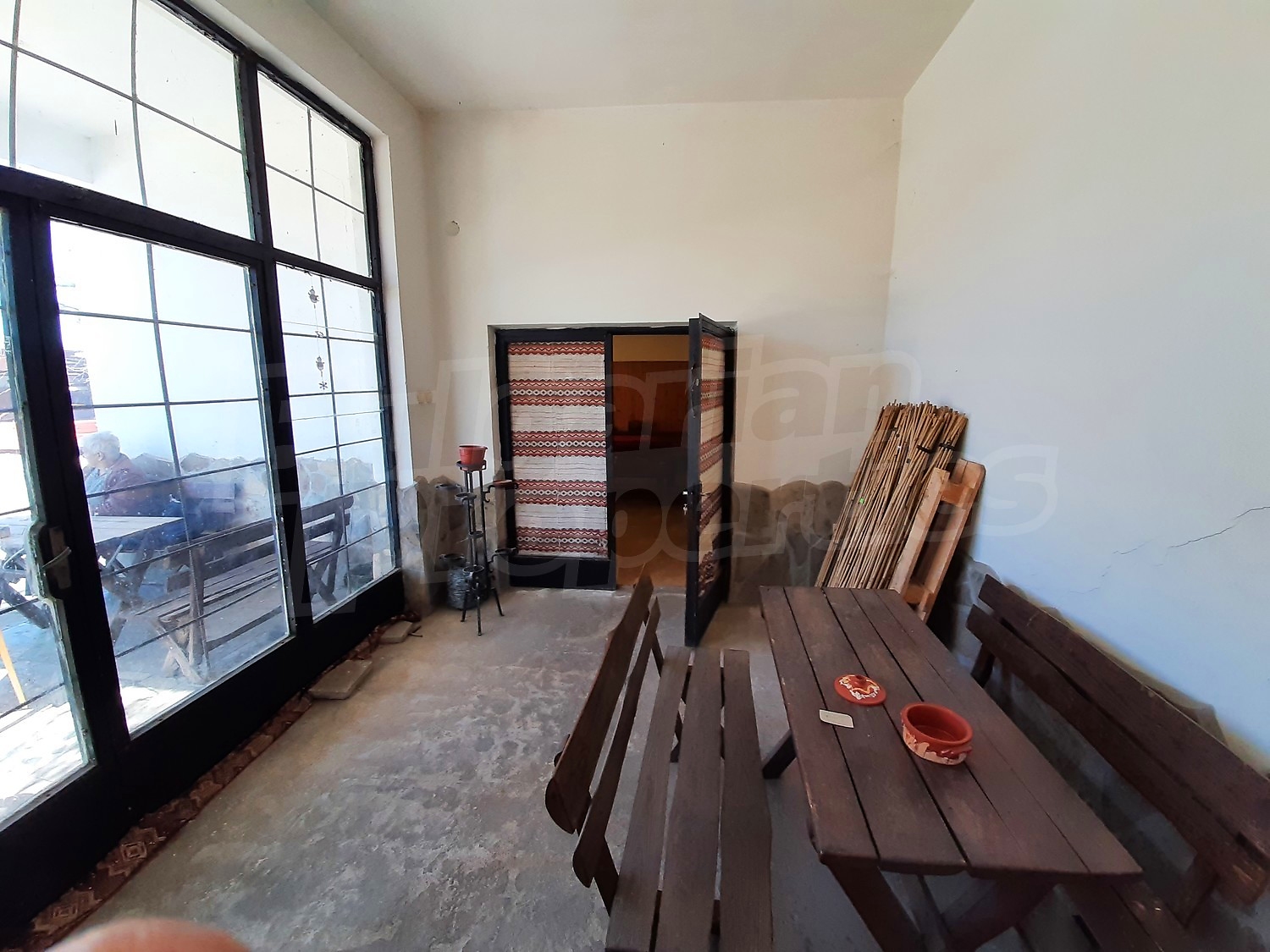 inside, furnished, balcony
