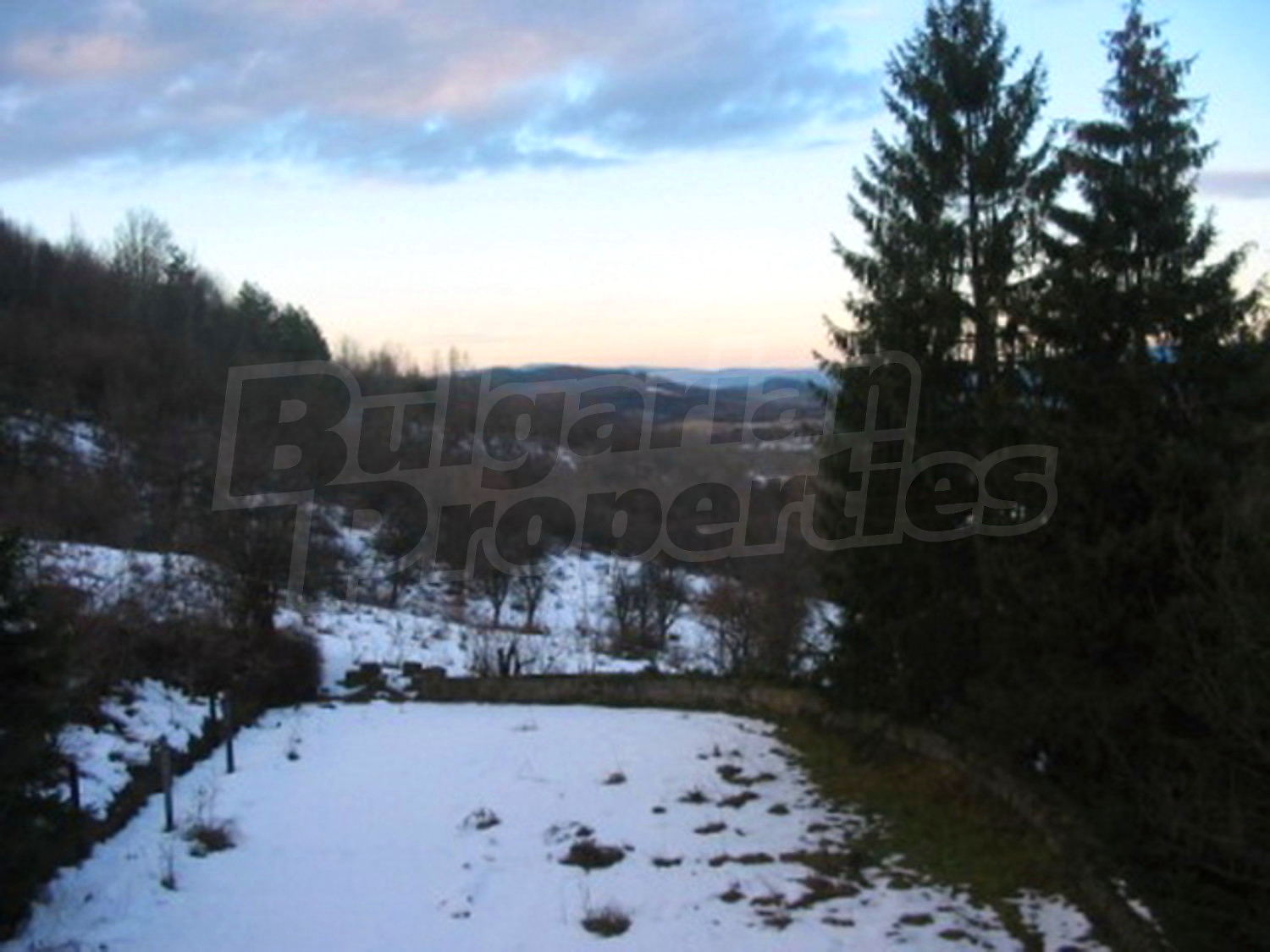 outside, view from balcony, mountain, green area