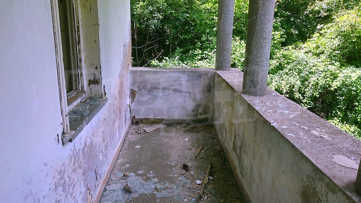 balcony, outside, green area