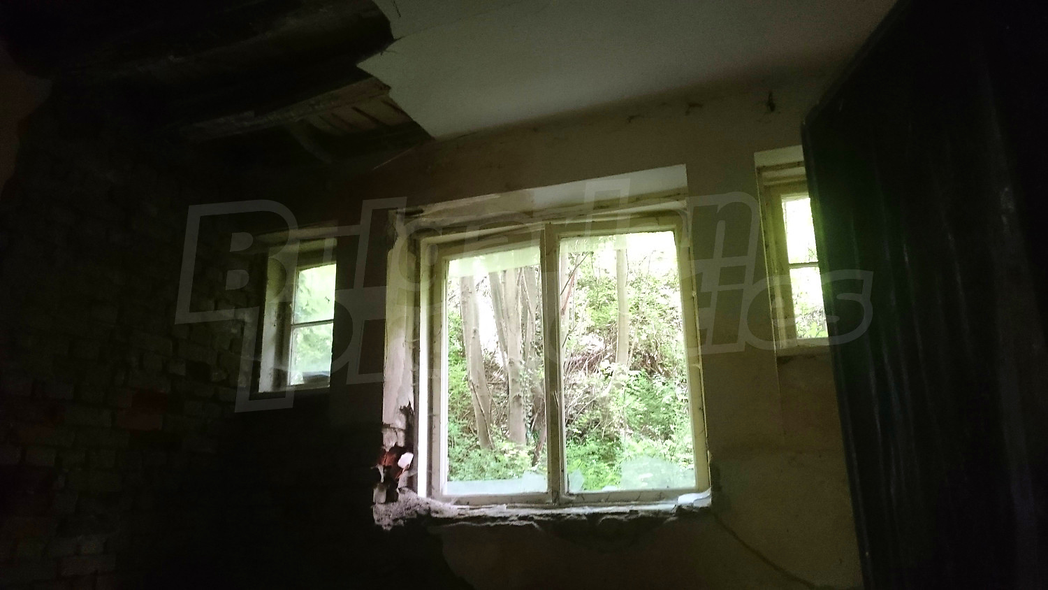 inside, green area