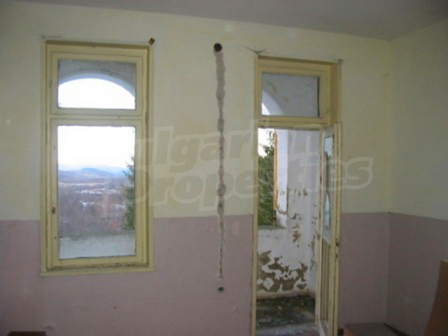 inside, view from balcony