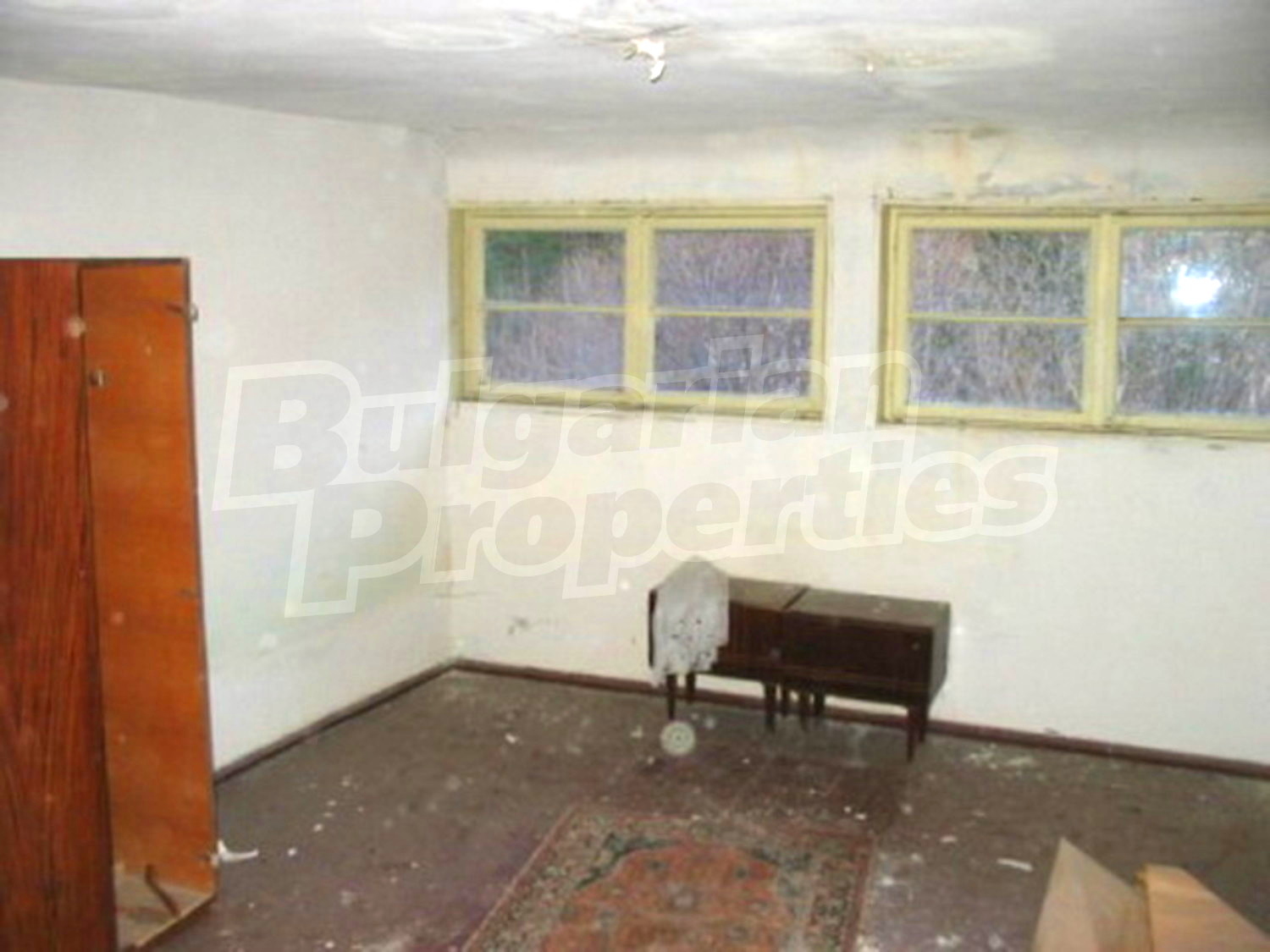 inside, unfurnished