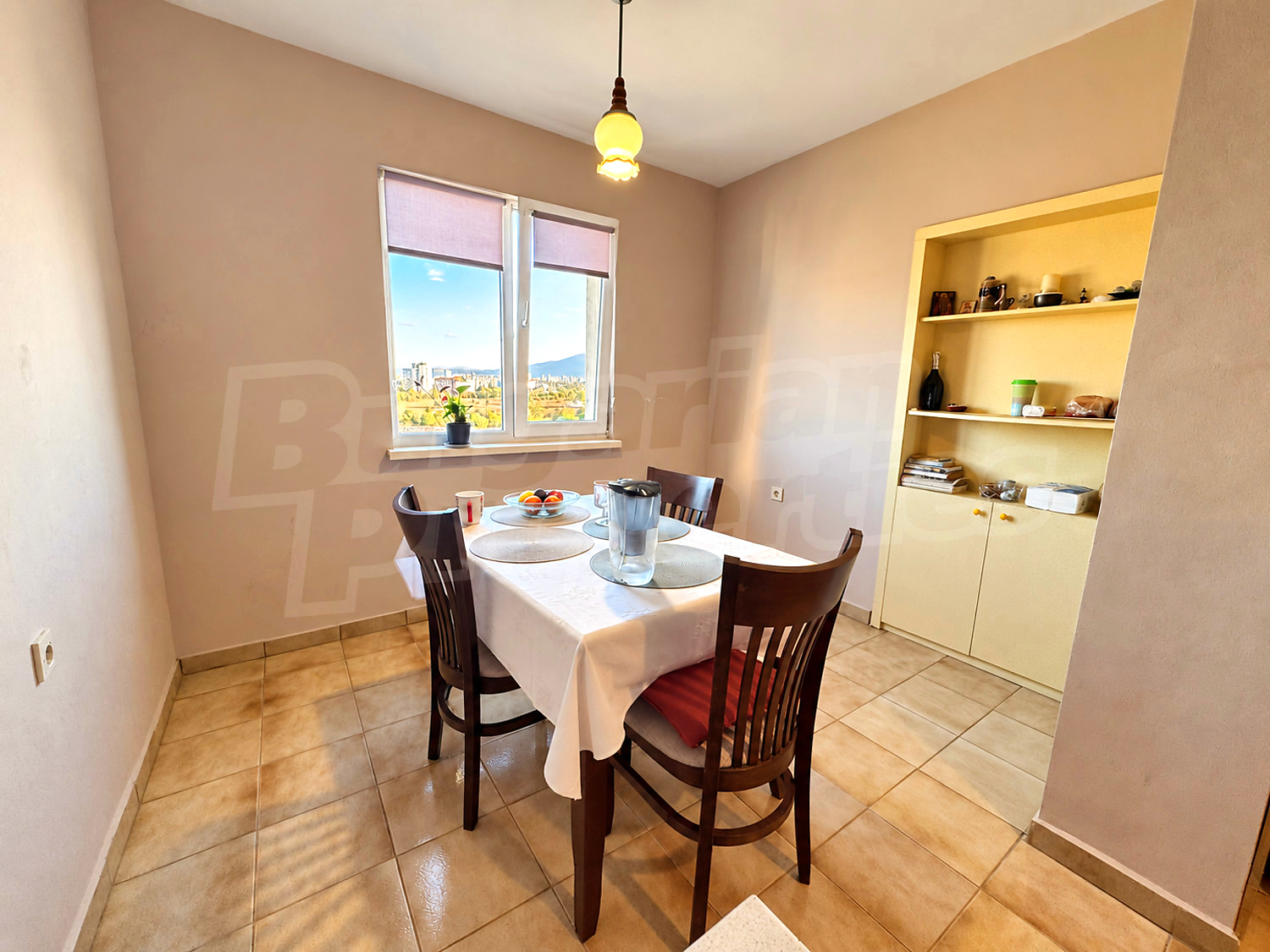 inside, furnished