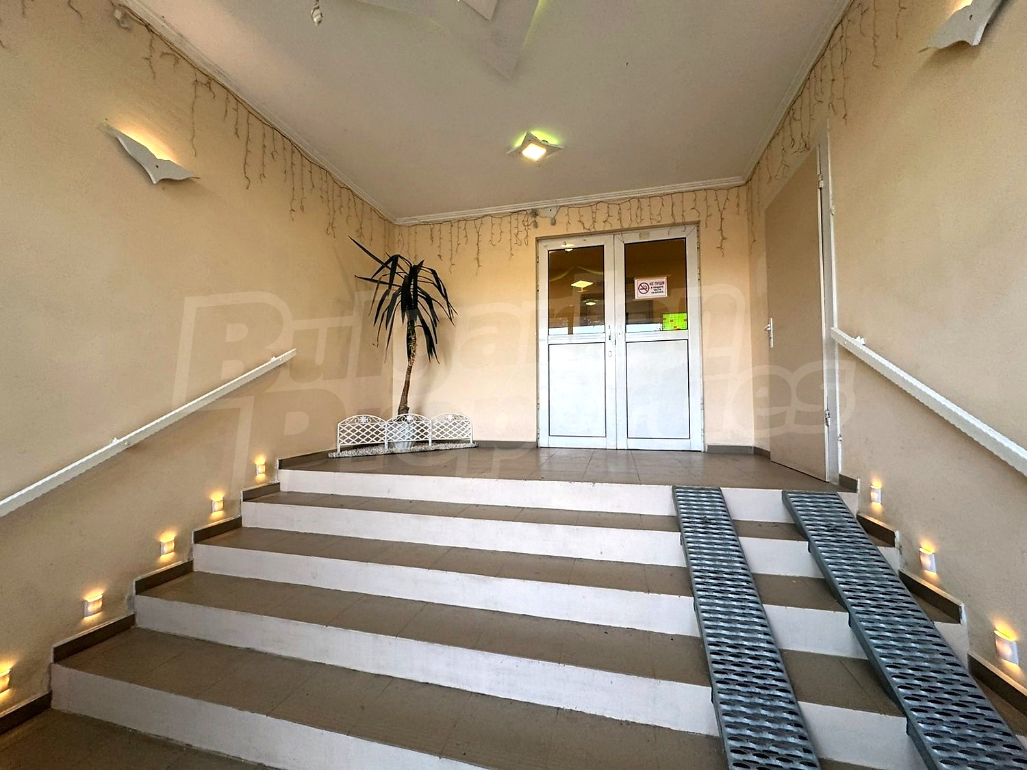 inside building entrance