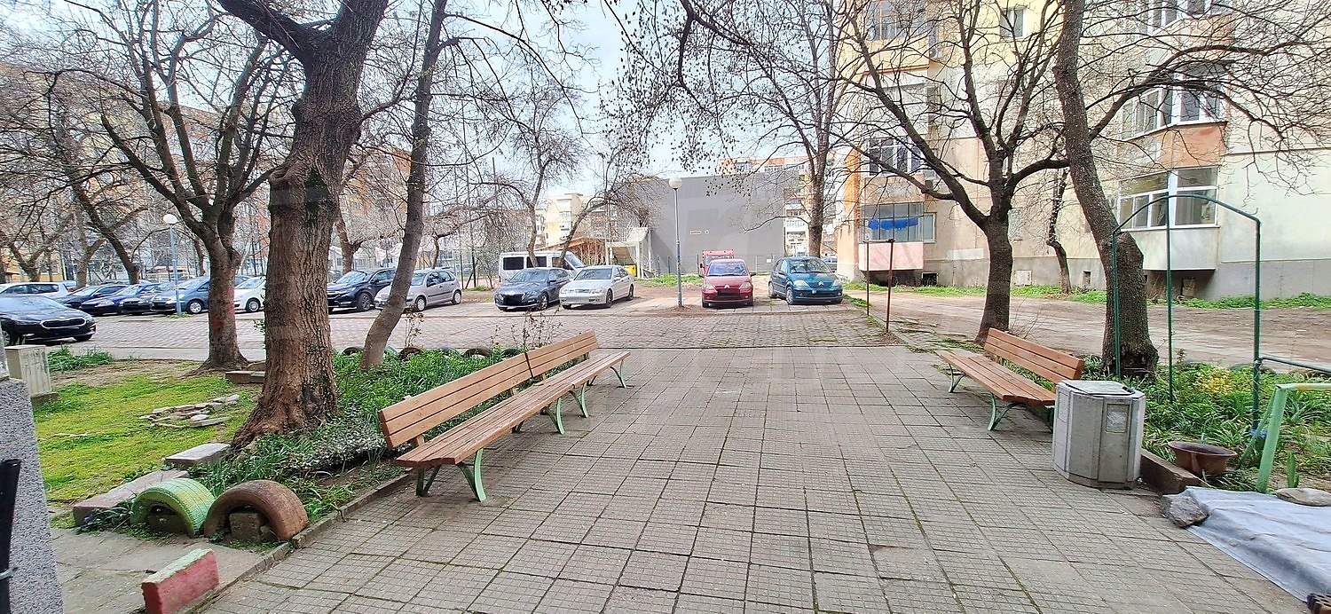 outside, parking