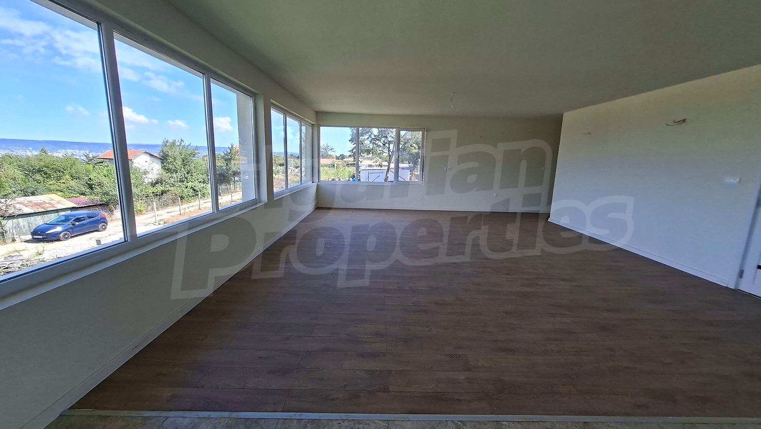 inside, view from balcony