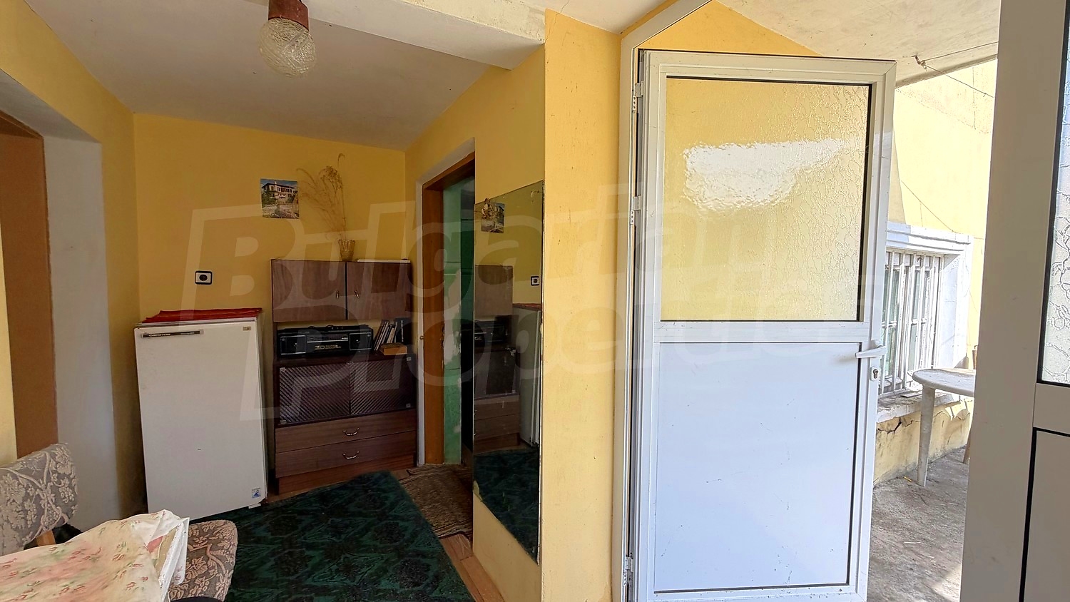 inside, balcony