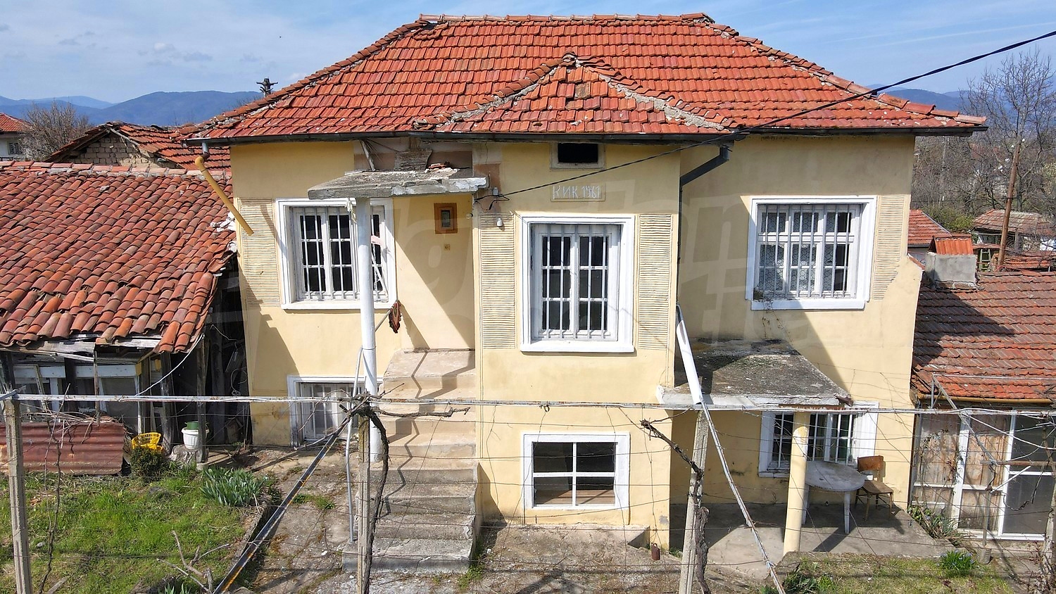 facade, outside, garden