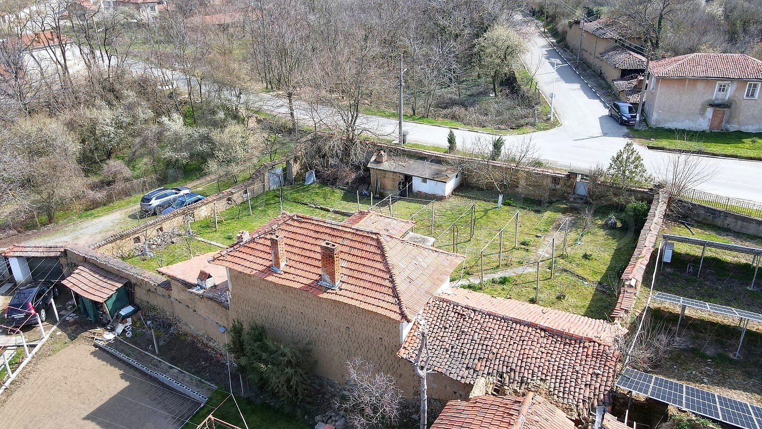 outside, garden, facade