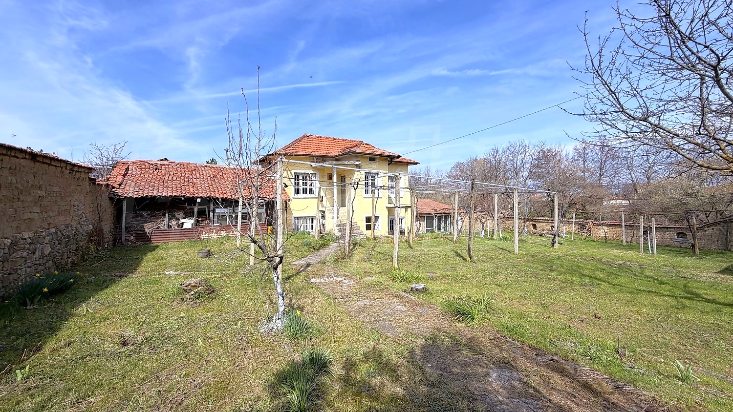 outside, facade, green area, garden
