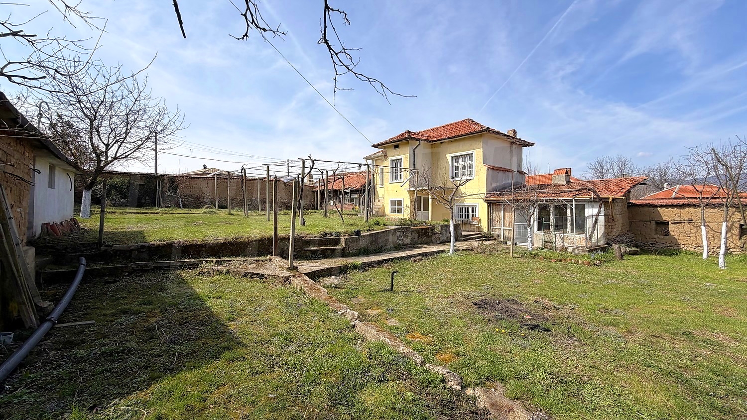 outside, garden, facade