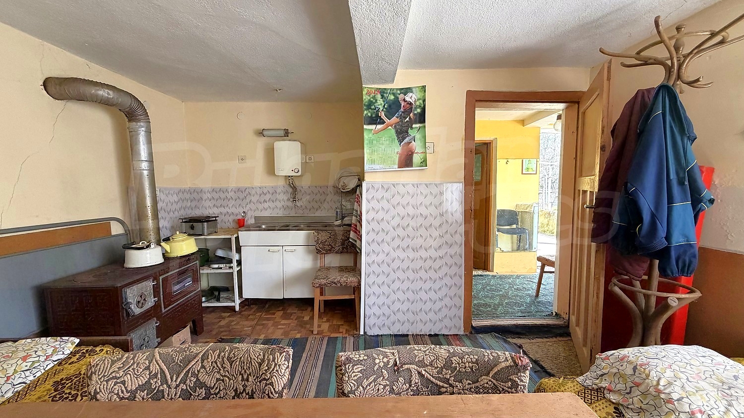 inside, kitchen, furnished