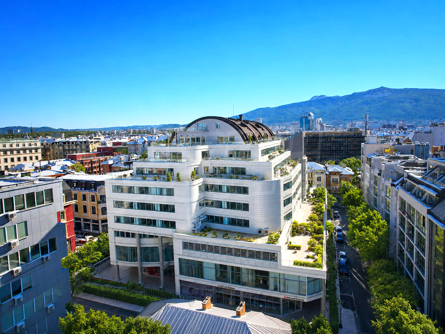 outside, facade, mountain, green area