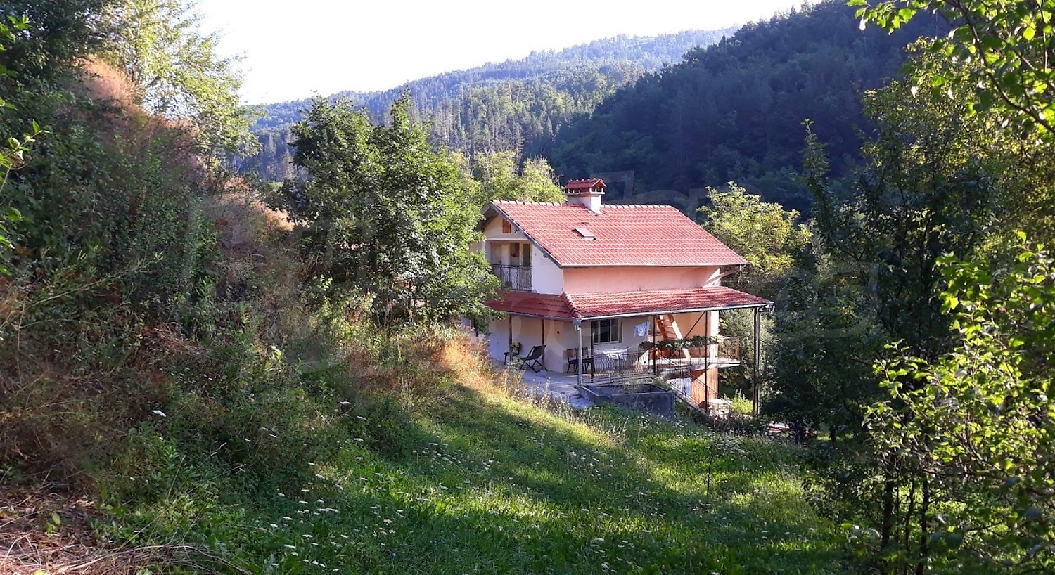 outside, facade, green area, mountain