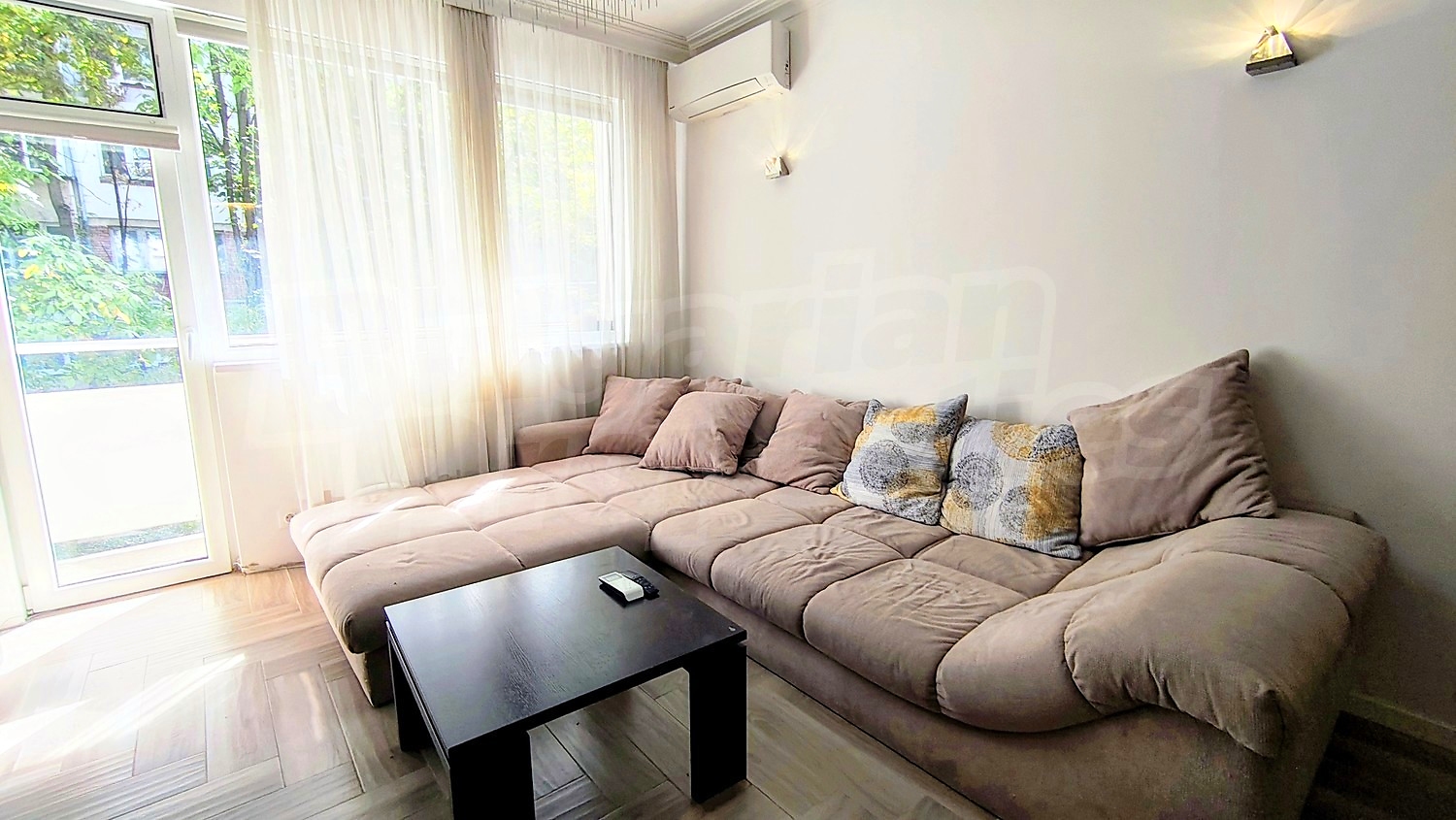 inside, living room, furnished