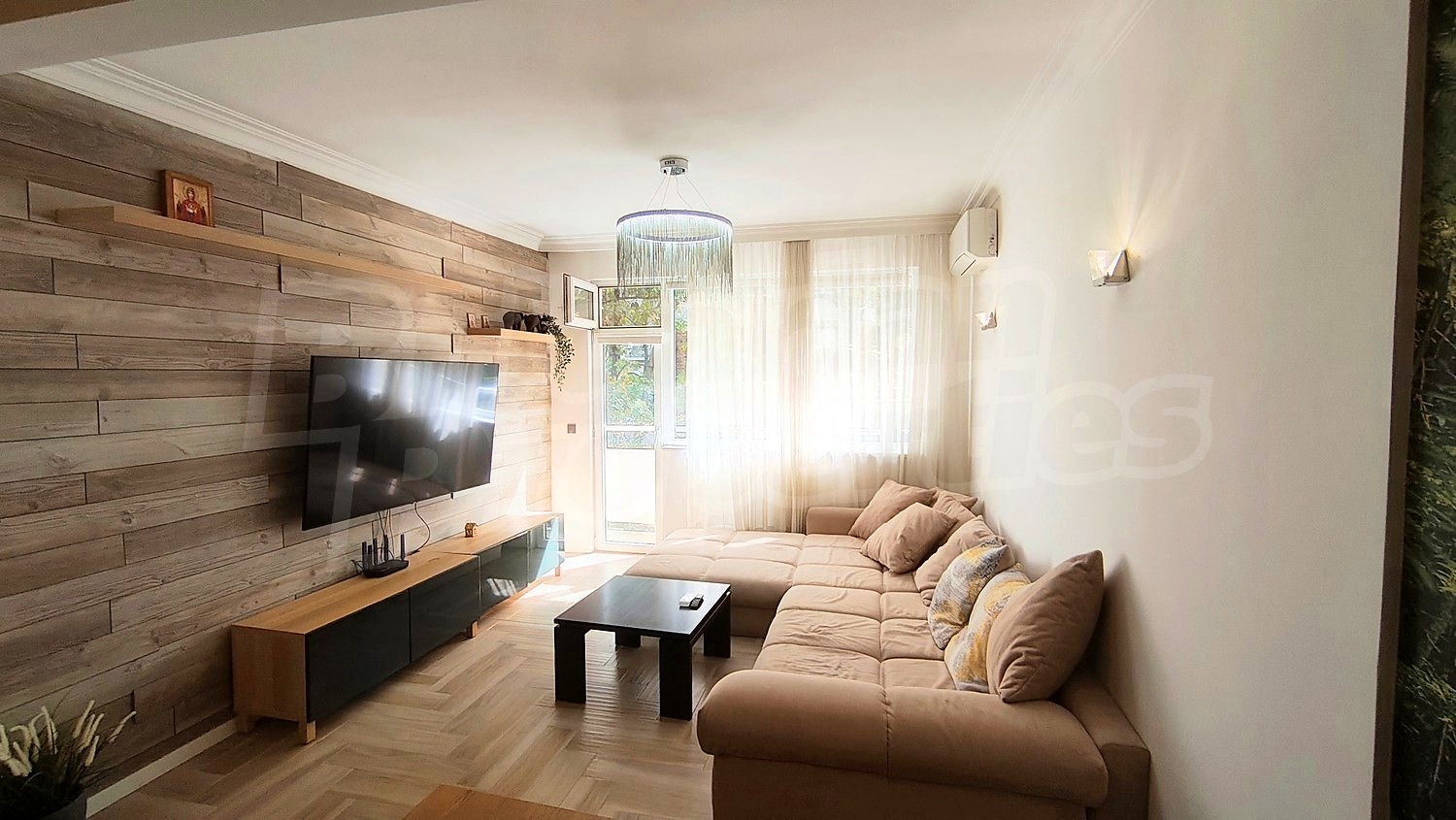 inside, living room, furnished
