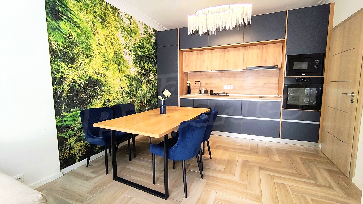 inside, kitchen, furnished