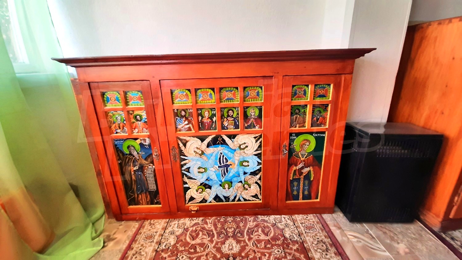 inside, furnished