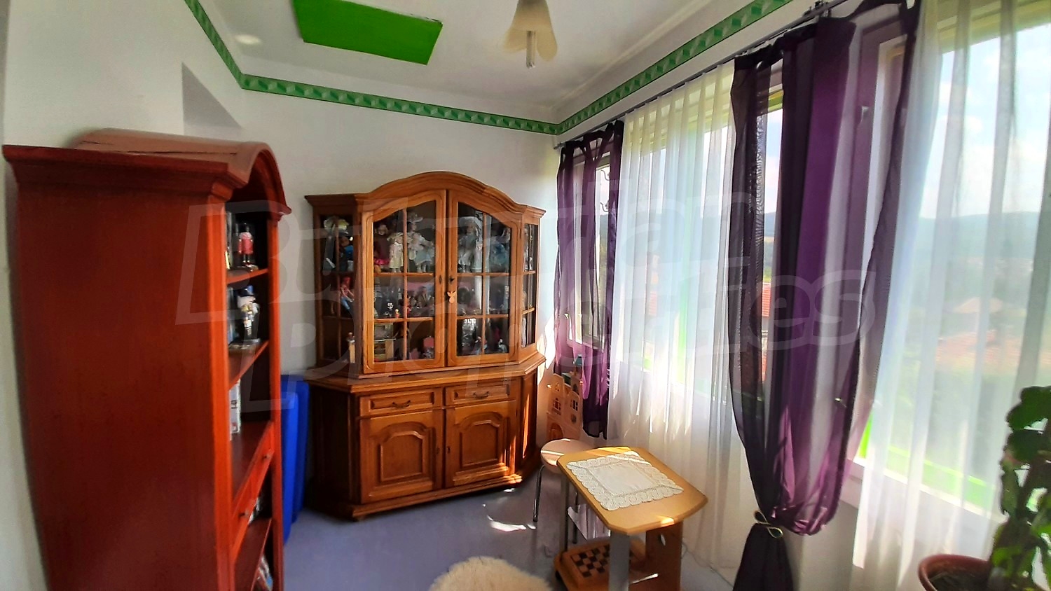 inside, furnished
