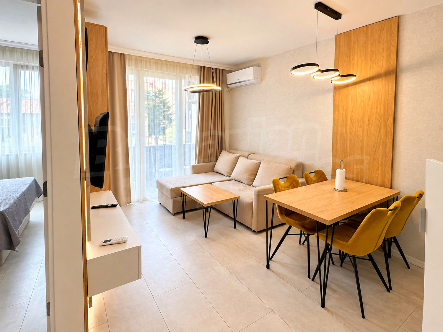 inside, living room, furnished