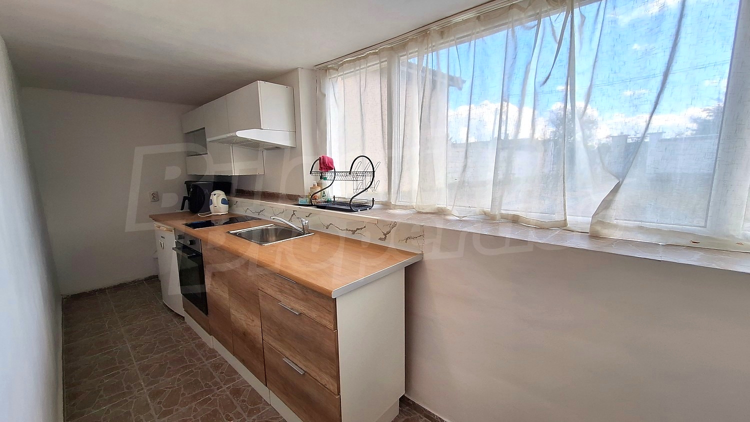 inside, kitchen, furnished
