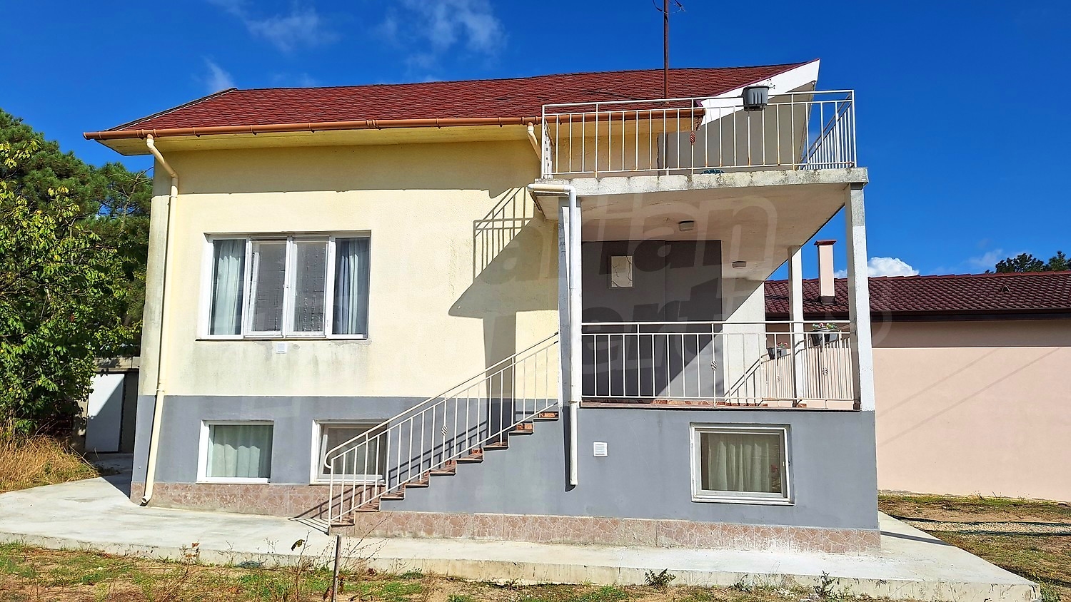 facade, outside, garden