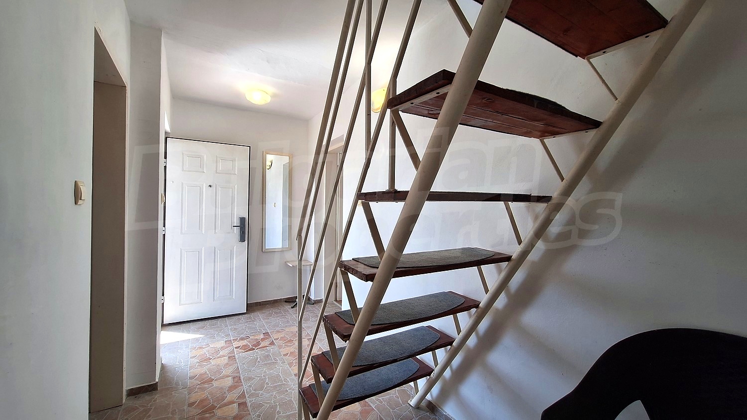 inside, hallway, stairs