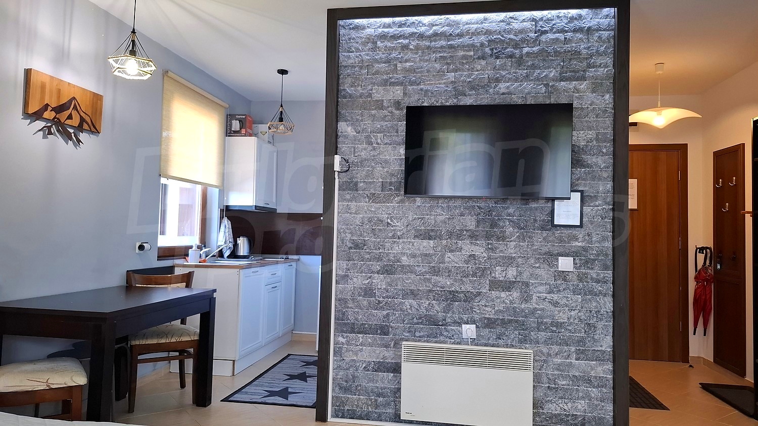 inside, kitchen, furnished