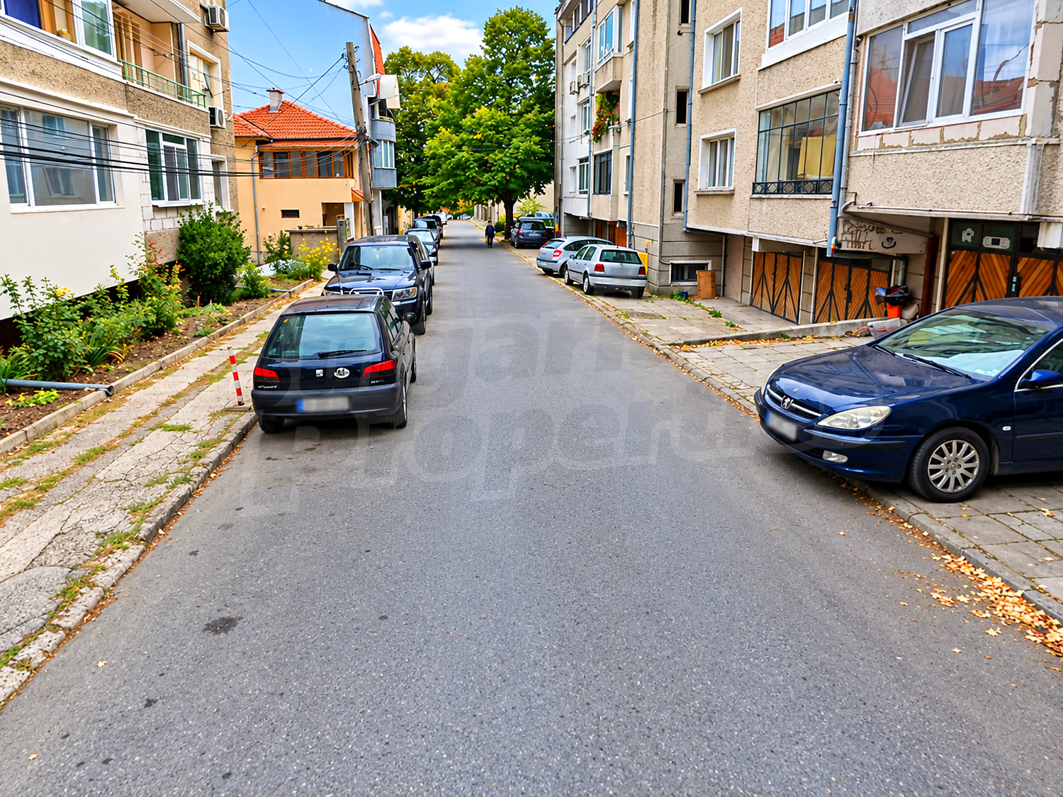 outside, parking
