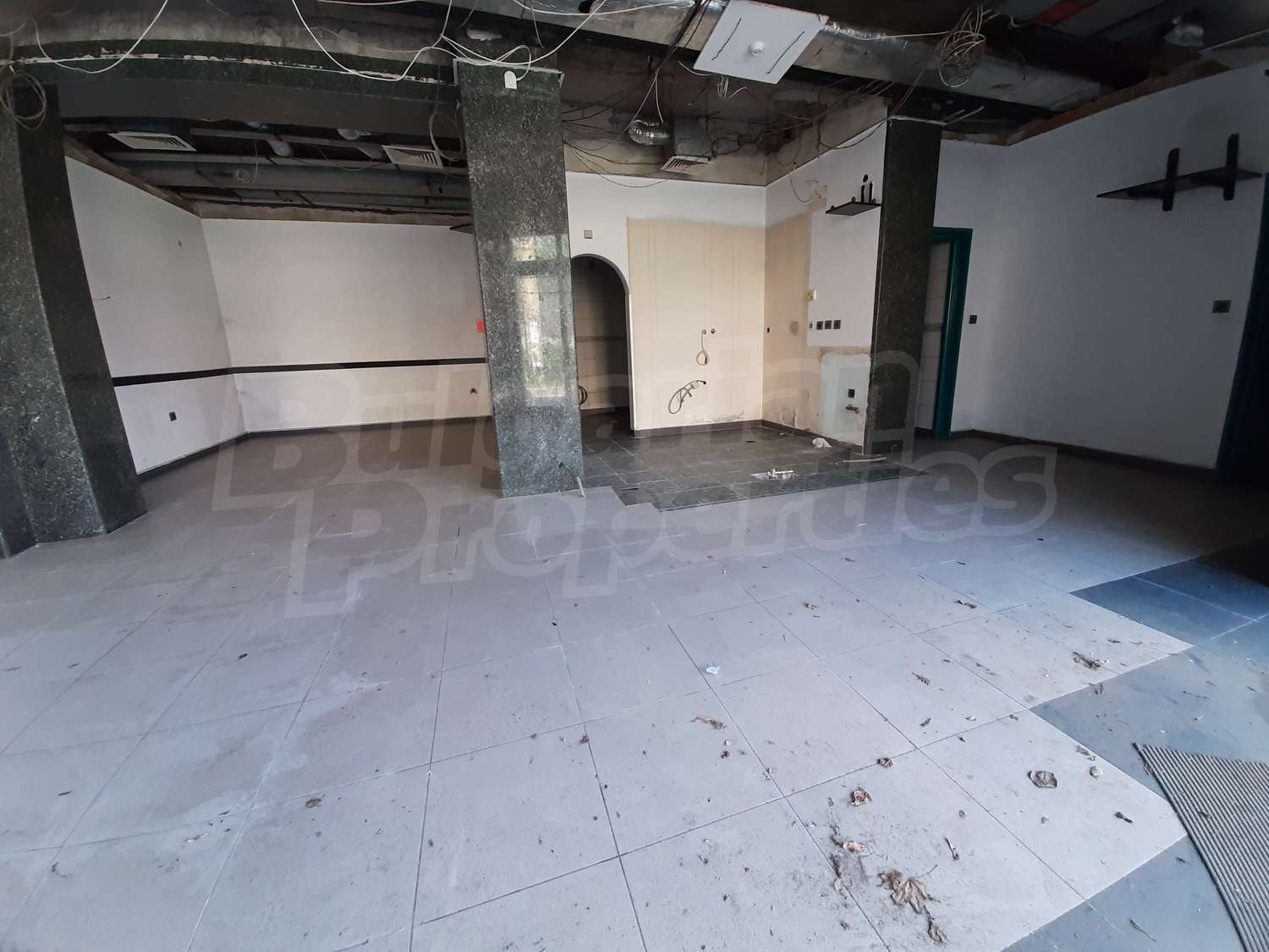 inside, unfurnished