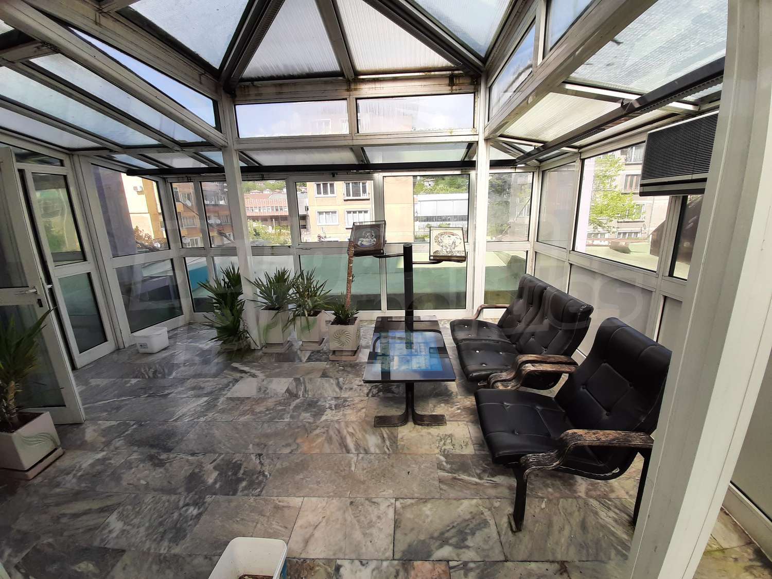 inside, balcony, furnished
