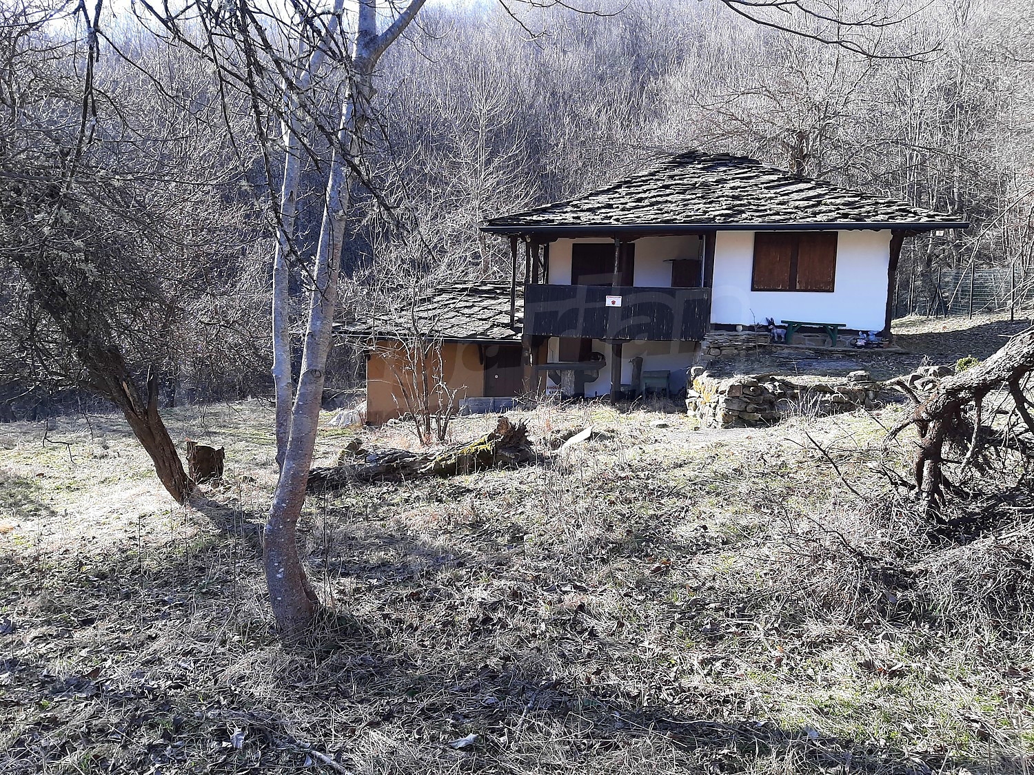 outside, facade, garden, mountain, green area