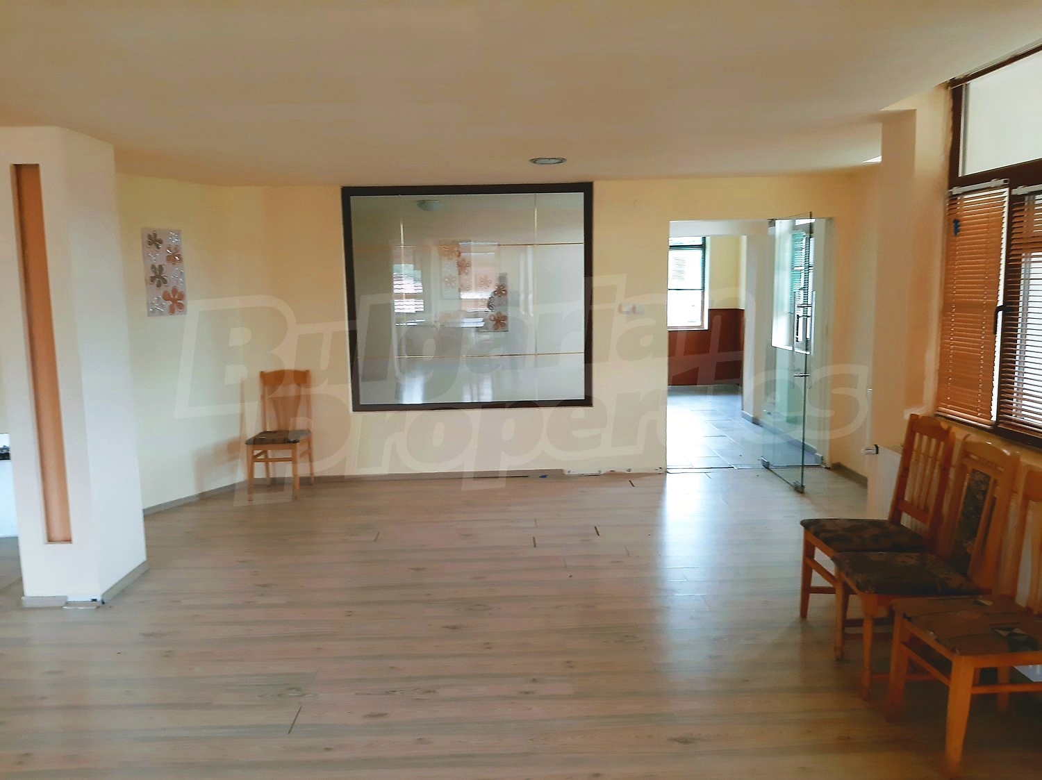 inside, furnished
